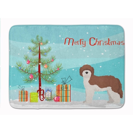 Carolines Treasures Sheepadoodle Christmas Tree Machine Washable Memory Foam Mat CK3867RUG